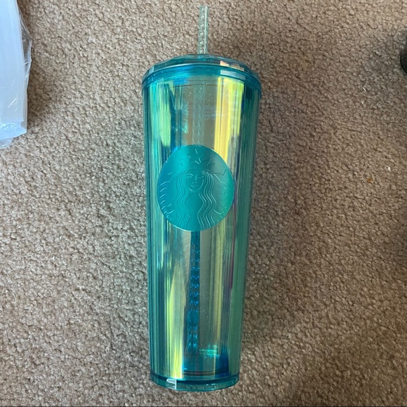 Starbucks venti blue iridescent tumbler